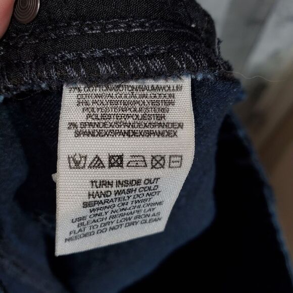 Free People brocade flocked skinny ankle jeans 26 - Picture 8 of 8